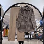 ست شومیز و شلوار پیچازی طرح کت بلند (33790)