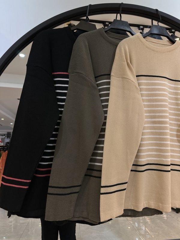 ست بلوز شلوار بافت طرح ریزه (33782) - Image 2