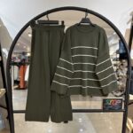 ست بافت خطی ریز اسپرت  جذاب (33835)