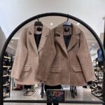 کت لمزور پشمی موهر  تک دکمه (33939)