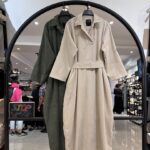 کفتان مخمل کبریتی کمر دار(33843)