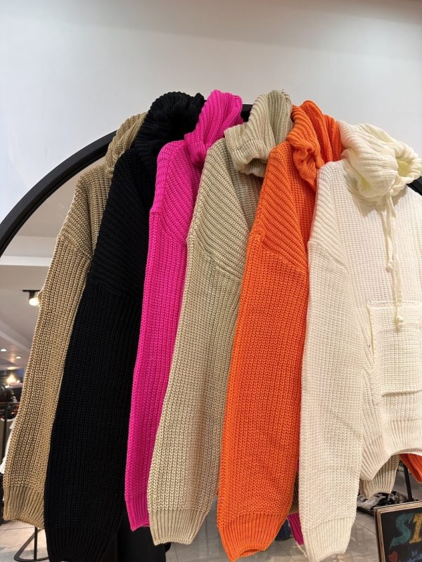 هودی بافت کلاه دار پر تراکم  (33767) - Image 2