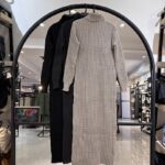 پیراهن بتفت یقه اسکی فندقی (33777)