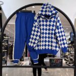 ست هودی شلوار بافت لوزی (33997)