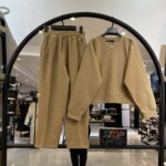 ست فوتر یقه گرد با شلوار مام بندی (33994)