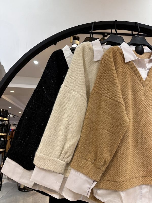 شومیز پشمی لمزور درجه یک (34018) - Image 3