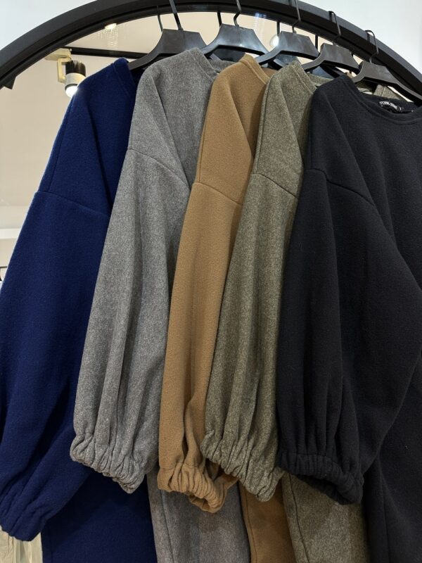 پیراهن فوتر روناک یقه گرد مچ کش (33874) - Image 2