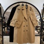 پالتو فوتر کوبیده شش دکمه استر دار (34095)