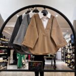 شومیز روناک یقه هفت ترکیبی درجه یک (33792)