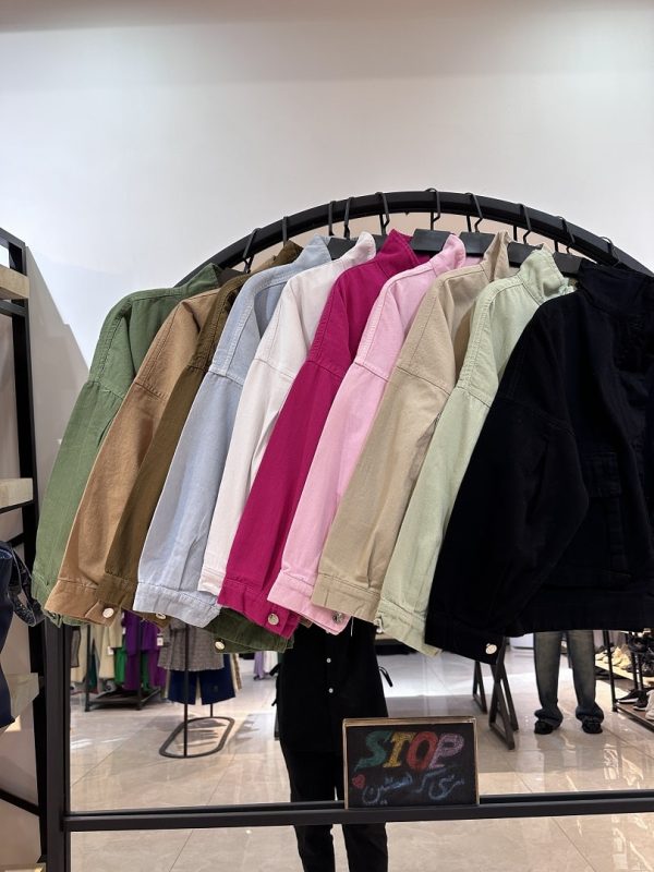 کت جین تینیجیری دو جیب زیپی فول کیفیت (34129) - Image 2