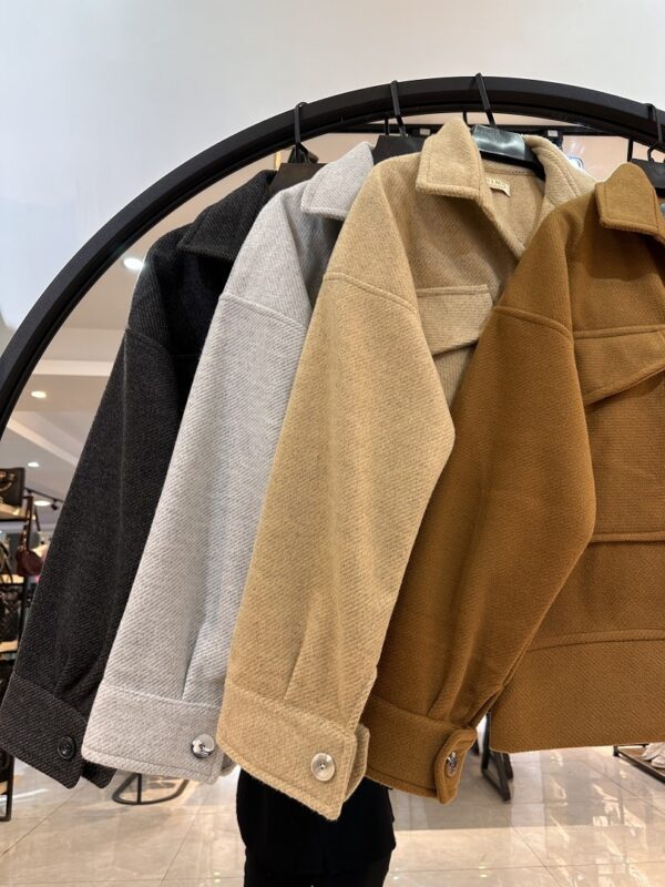 کت و دامن مزونی موهر پشمی ضخیم (34184) - Image 2