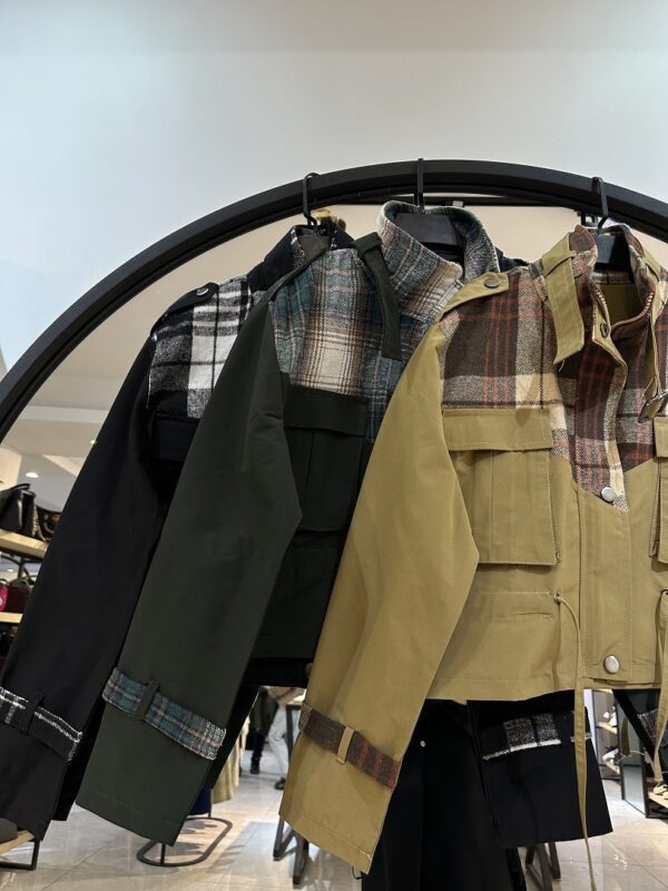 ست کت و شلوار مزونی سانتانا ترکیبی با پشمی شلوار بندی (34194) - Image 2