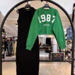 ست دو تیکه رویه  پیراهن چهار فصل 1987 فول کیفیت (34204)