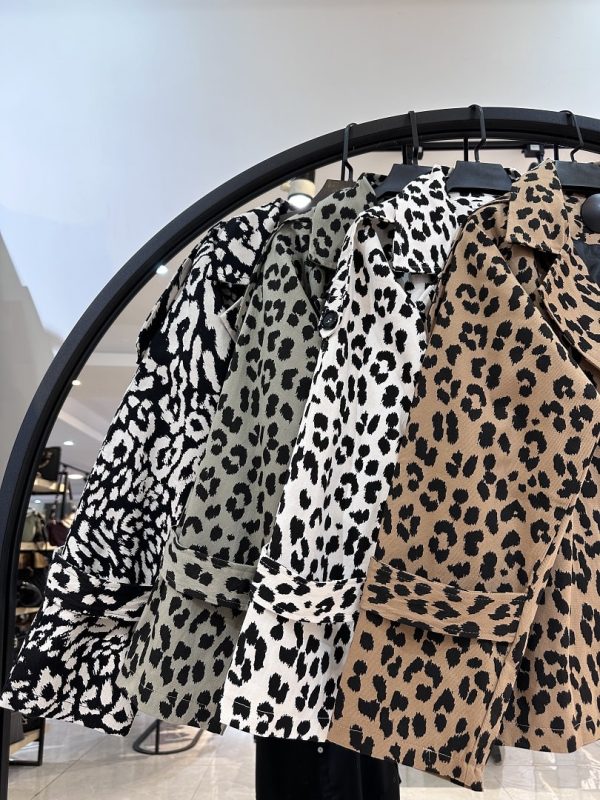 کت پلنگی کتان استر دار بشدت ضخیم (34205) - Image 2