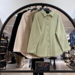 شومیز مخمل حوله ای ترک با پنجاه درصد اف (34289)