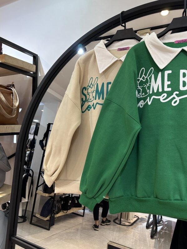 دورس تو کرکی یقه سفید طرح بونی (34342) - Image 2