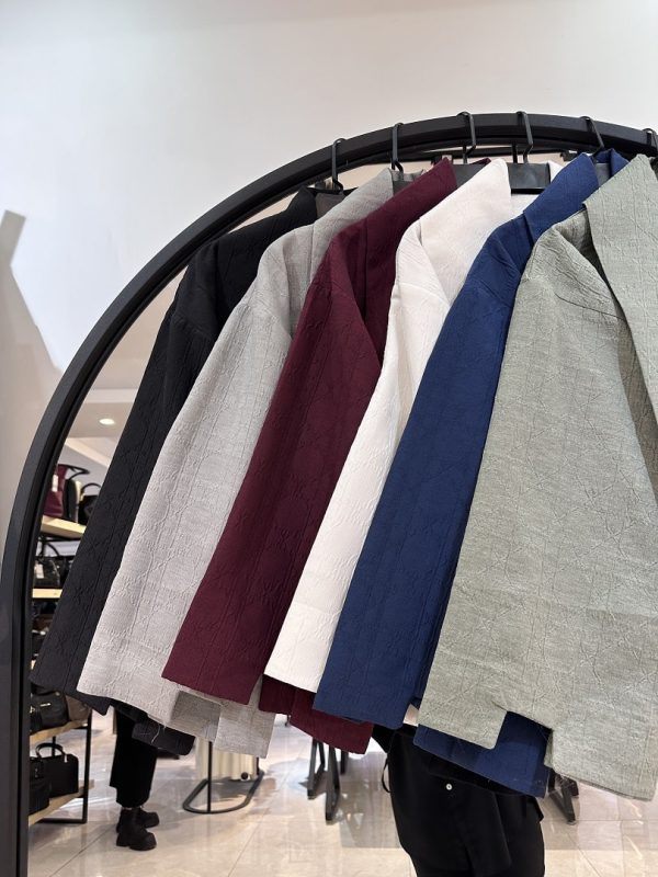 کت مزونی هندی ژاکارد طرح استین مربع (34369) - Image 2