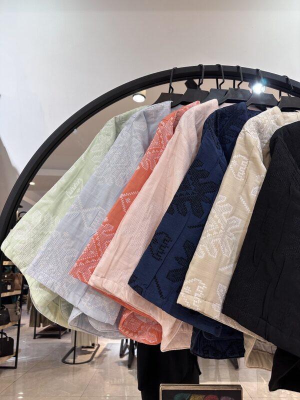 کت ژاکارد هندی درجه یک طرح خانوم گل (34360) - Image 2