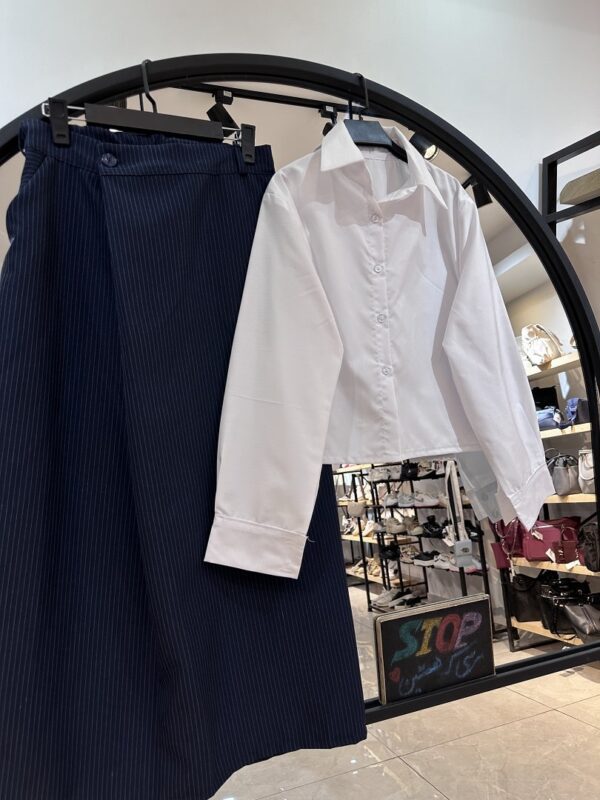 ست سه تیکه کت و دامن و شومیز دیپلمات (34460) - Image 3