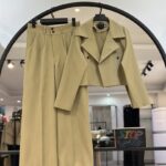 ست کت و شلوار بگ فیتیله ای میله ای بهاره تابستانه (34466)