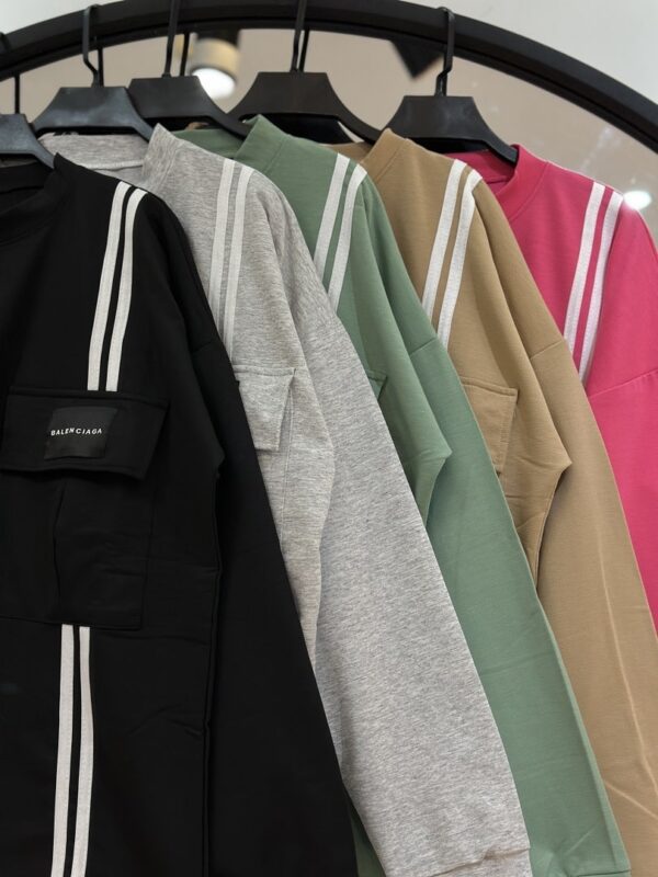 ست بلوز شلوار گلکسی پنبه بالنسیاگا (34373) - Image 2