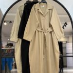 کفتان لینن کمر دار (34455)