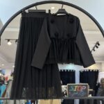 ست کت و دامن استر دار چهار گل (3535)