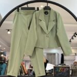 ست کت و شلوار کرپ مازراتی طرح شلوار مام (34486)