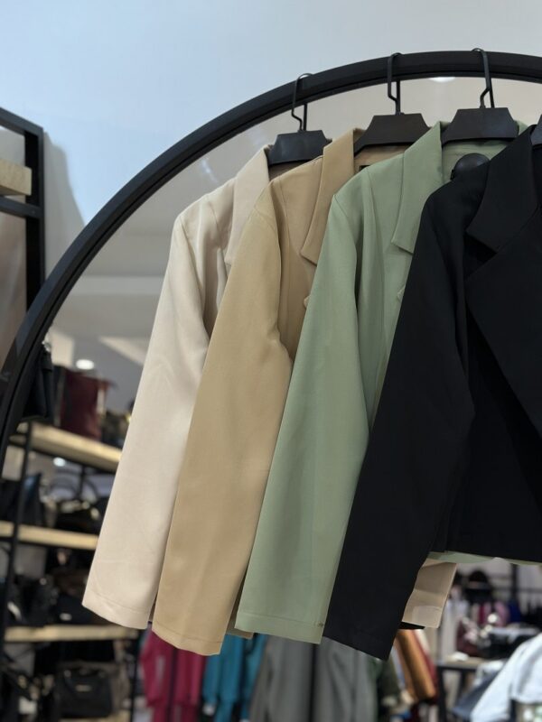 ست کت و شلوار کرپ مازراتی طرح شلوار مام (34486) - Image 2