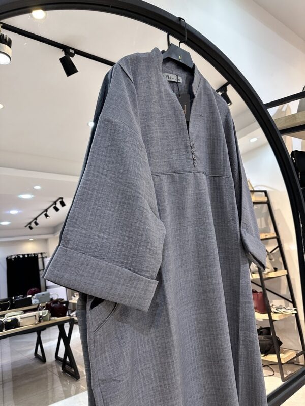 کفتان صوفیا ژاکارد سینه دکمه ریز (34490) - Image 3