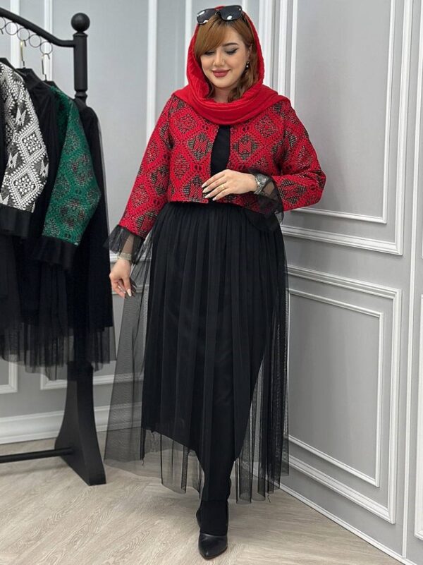 ست کت و دامن ترکیبی گیسو با قیمت عجیب (34501) - Image 4