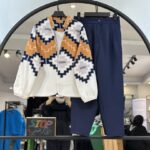 ست کت و شلوار کرپ مازراتی طرحدار با شلوار مام (34565)