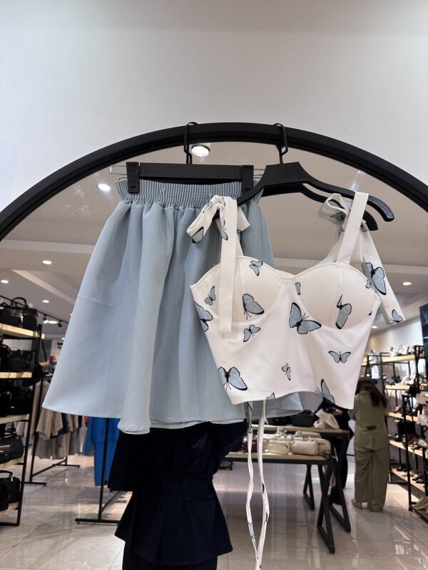 ست نیمتنه و دامن مازراتی پروانه طرح دامن کوتاه (34543) - Image 6