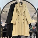 مانتو بلند دیپلمات شش دکمه قواره دار (34607)