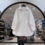 شومیزپوپلین  سفید تک (34609)