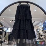 دامن طبقه ای گیپور و تور (34598)