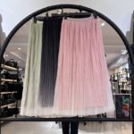 دامن توری زیره (ساتن شاین دار) دو رو ترک (34616)