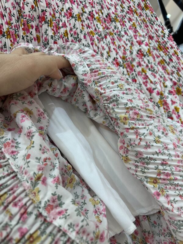 دامن گل گلی استر دار وارداتی طرح سپیده (34614) - Image 2