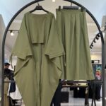 ست پانچو و دامن لینن ضمانت دار مایسا (34631)