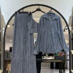 ست سه تیکه ساتن پلیسه گلنار (34675)