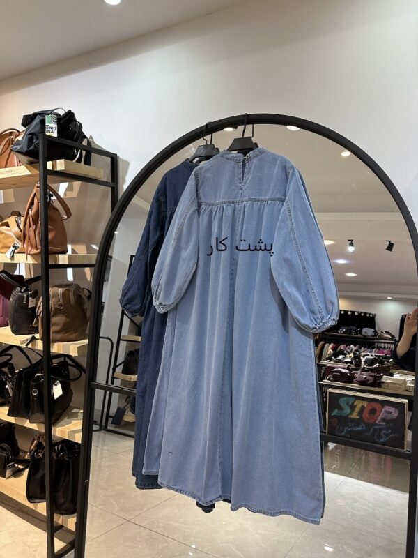کفتان جین شست شده بهاره تابستانه درینا (34778) - Image 2