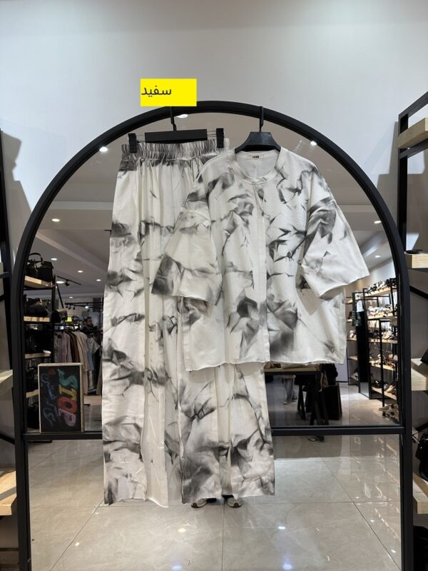 ست تیشرت شلوار سنگشور ترکیبی فشن (34783) - Image 4