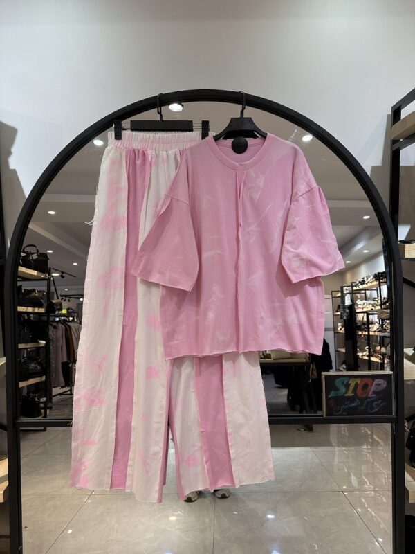 ست تیشرت شلوار سنگشور ترکیبی فشن (34783) - Image 5