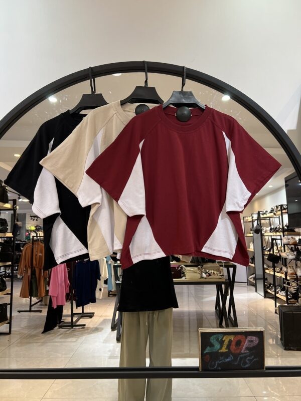 ست کراپ شلوارترکیبی مژده (34780) - Image 3