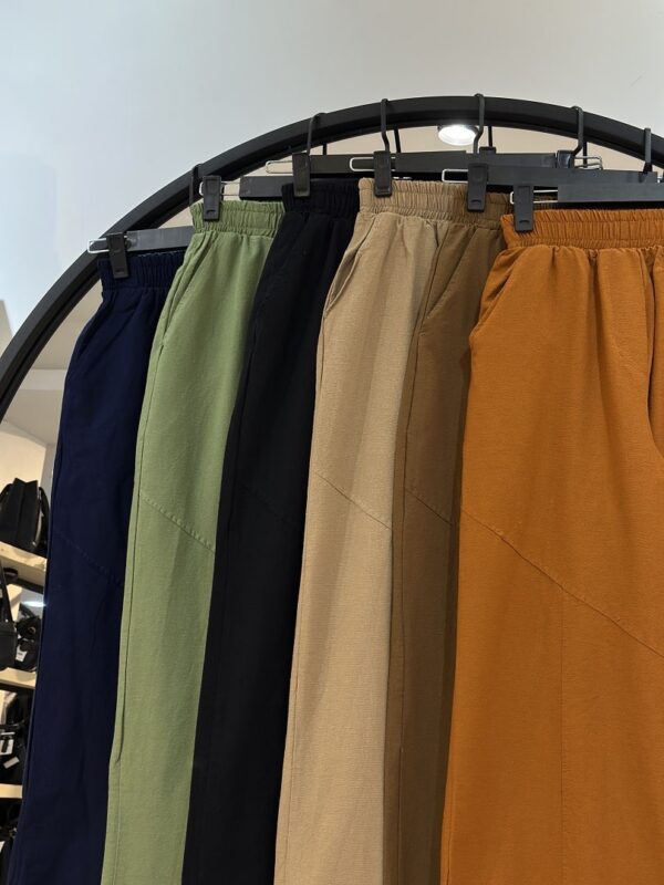 ست شومیز شلوار لینن شست شده مها (34995) - Image 2