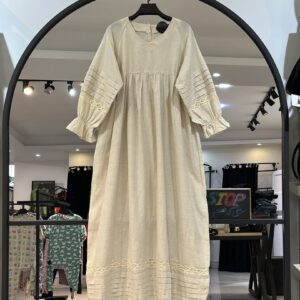 پیراهن لینن مزونی دلبر (35089)