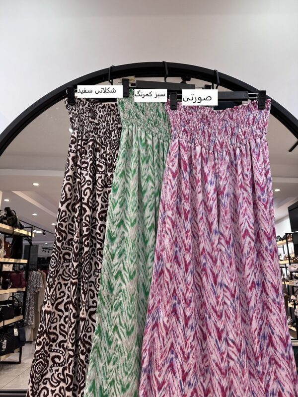 2025_05_05_15_32_IMG_4811-min ست نیمتنه و دامن شلواری ابریشم سیلک (35098) - Image 3