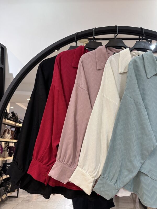 2025_05_05_15_42_IMG_4817-min شومیز نخ ژاکارد لطیف بهاره تابستانه هفت و هشتی (35105) - Image 2