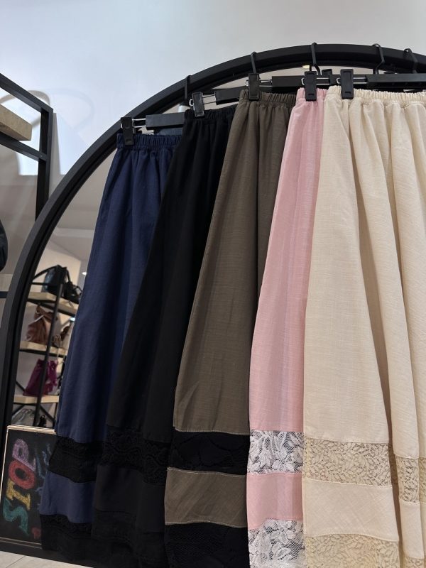 دامن وال اسلپ پایین گیپور (35100) - Image 2