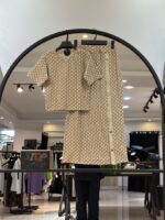 ست کراپ دامن پنبه کبریتی gucci(35000)